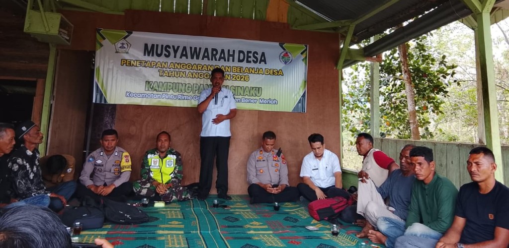Musyawarah Desa (Musdes) Kp Pantan Sinaku